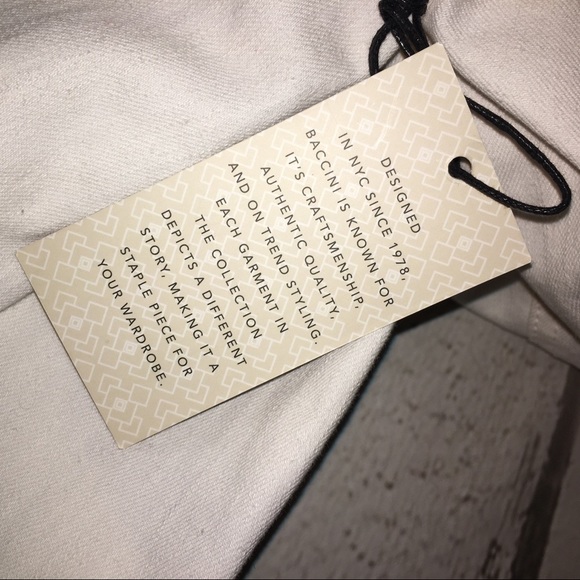 Baccini white denium jacket - Picture 5 of 7